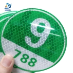 Sign Stickers - High Intensity Prismatic Reflective Highway Number Stickers